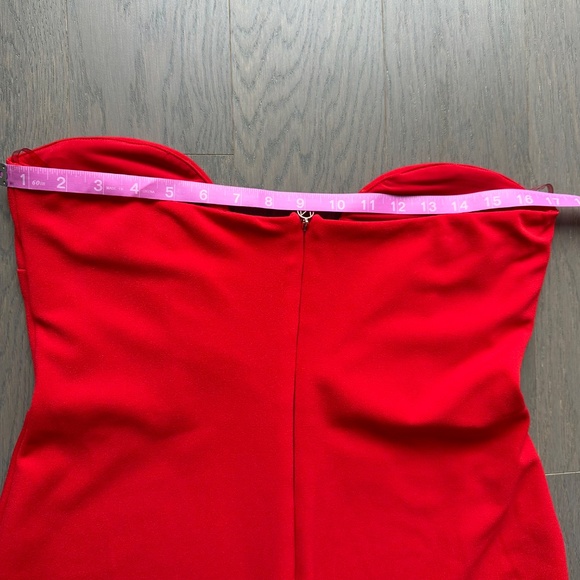 Nookie Red Strapless Maxi Dress - Picture 12 of 14